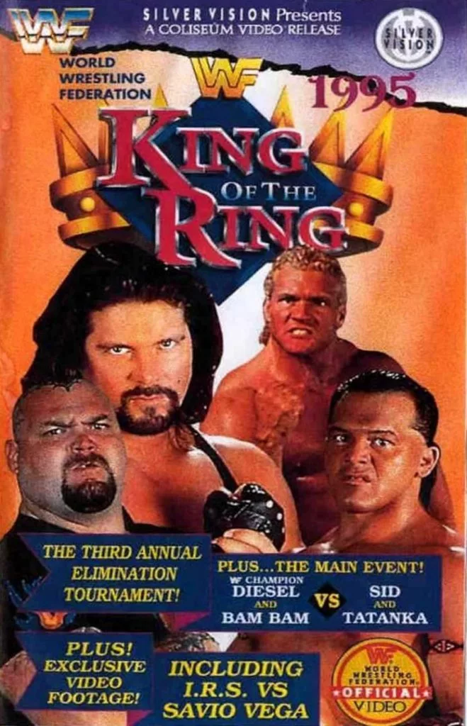 WWDF King of the Ring 1995 event VHS cover