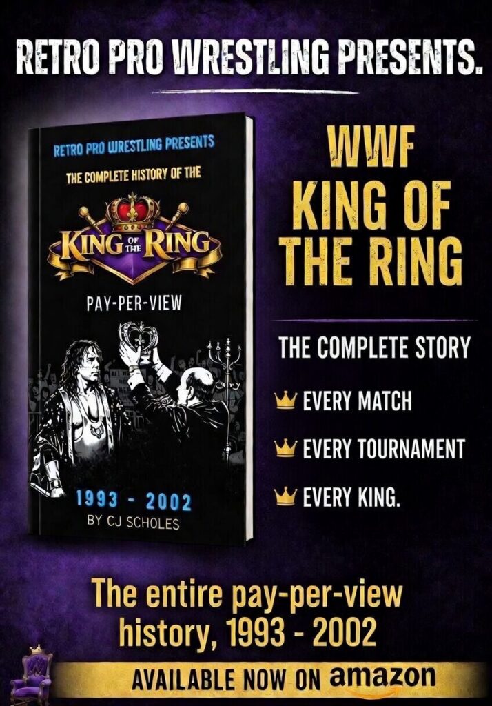 promo for the complete history of the king of the ring pay-per-view by CJ Scholes. 