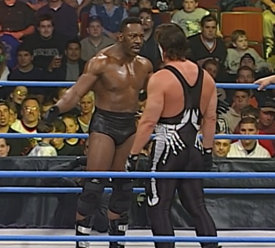 wcw-spring-stampede-2000-booker-sting Booker T vs. Sting at WCW Spring Stampede 2000