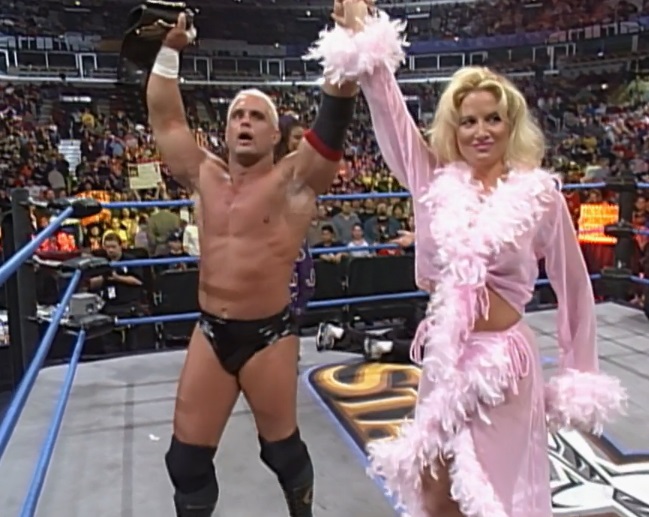 wcw-spring-stampede-2000-candido-sytch Chris Candido and Tammy Sytch celebrate at Spring Stampede 2000