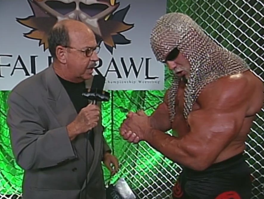 Mean Gene interviews Big Poppa Pump Scott Steiner at Fall Brawl 2000