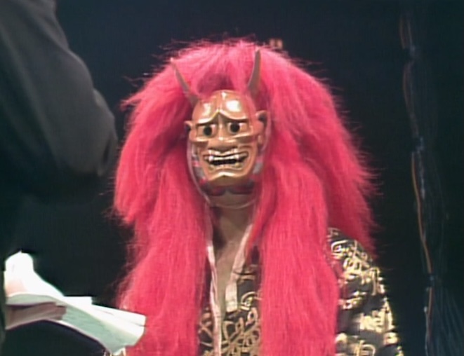 The Great Kabuki ready for action at Starrcade '83