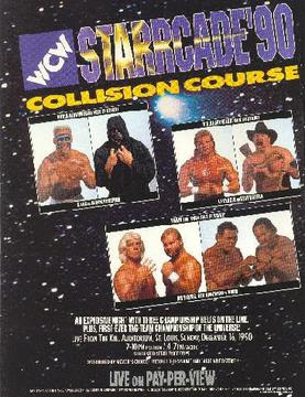 WCW Starrcade 1990 - Collision Course poster