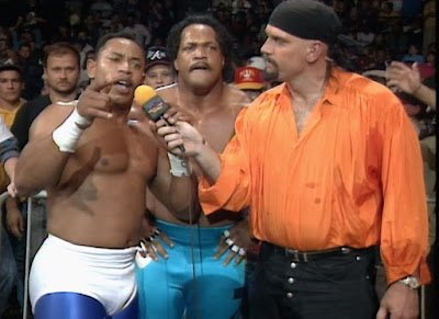 WCW Clash of the Champions 21 - Jesse Ventura interviews 2 Cold Scorpio & Ron Simmons