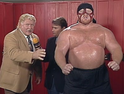 Tony Schiavone interviews Vader and Harley Race