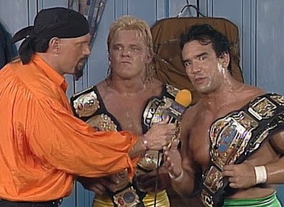 WCW Clash of the Champions 21 - Shane Douglas and Ricky Steamboat interviewed by Jesse Ventura