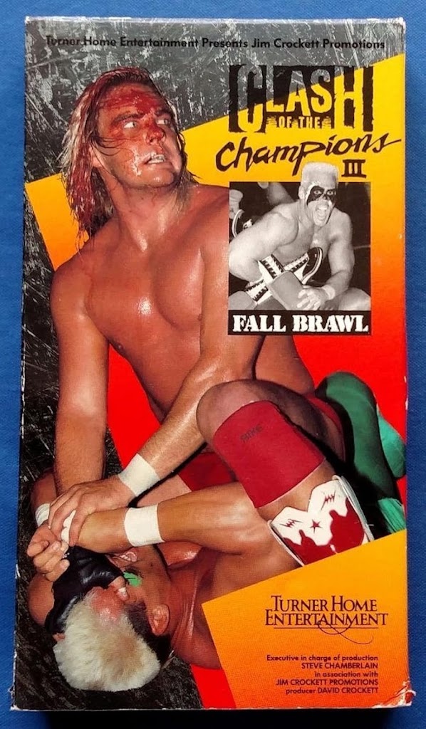 NWA CLASH OF THE CHAMPIONS 3 VHS poster