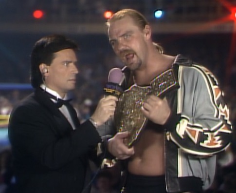 Eric Bischoff interviews Barry Windham at Superbrawl III