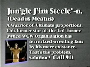 ECW Extreme Encyclopaedia entry for Jungle Jim Steele