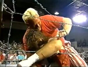 ECW - Barbed Wire, Hoodies and Chokeslams Review - The Sandman vs. Cactus Jack