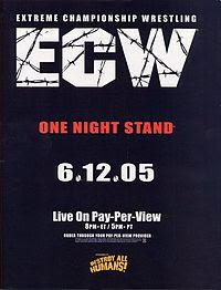 ECW One Night Stand 2005 Review - Event poster