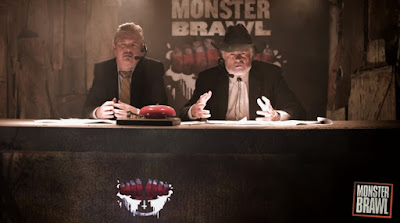 Monster Brawl (2011) Review - Buzz Chambers (Dave Foley) and Sasquatch Sid (Art Hindle)