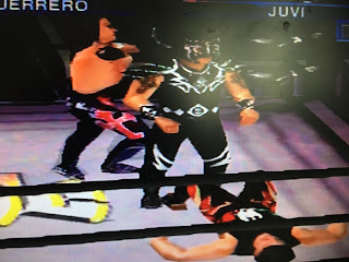 WCW Mayhem - PlayStation1 Review - Eddie vs. Juvi vs. Psycosis