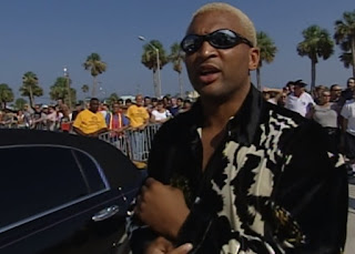 WCW Bash at the Beach - WCW Comissioner Ernest Miller arrives at the venue