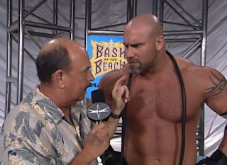 WCW Bash at the Beach - Mean Gene interviews Bill Goldberg