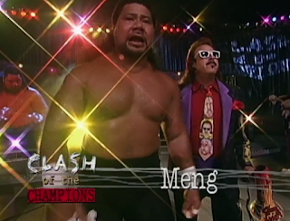 WCW Clash of the Champions 33 1996 REVIEW - Meng bt. Macho Man by forfeit when Savage no-showed