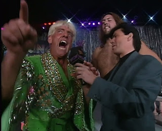 WCW Clash of the Champions XXXI - Eric Bischoff interviews Ric Flair & The Giant