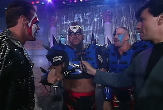 WCW Clash of the Champions XXXI - The Road Warriors confront Sting and Lex Luger