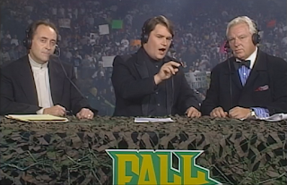 WCW Fall Brawl 1998 - Mike Tenay, Tony Schiavone, and Bobby 'The Brain' Heenan