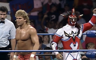 WCW Great American Bash 1992 - Brian Pillman & Jushin Liger teamed up to face Ricky Steamboat & Nikita Koloff