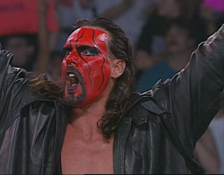 WCW Halloween Havoc 1998 - Wolfpac Sting looks terrible with a goatee