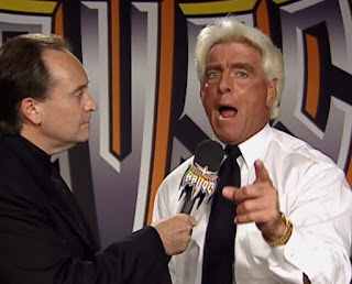 WCW Halloween Havoc 1998 - Mike Tenay interviews Nature Boy Ric Flair