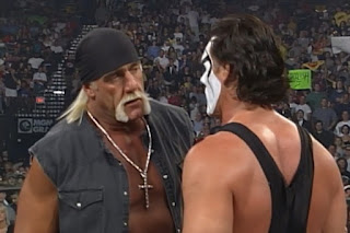 WCW Halloween Havoc 1998 - Hulk Hogan lay down for Sting in their non-match