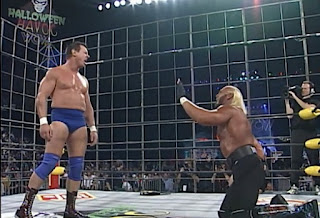 WCW Halloween Havoc 1997 - Piper vs. Hogan in a steel cage