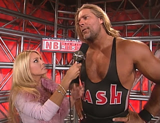 WCW New Blood Rising 2000 -  Pamela Paulshock interviews Kevin Nash