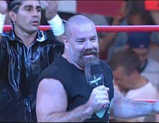 WCW New Blood Rising 2000 - Tank Abbott dances with Three Count