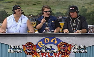 WCW Road Wild 1997 Review - Dusty Rhodes, Tony Schiavone, and Bobby Heenan were the event announcers