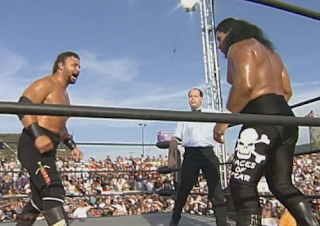 WCW Road Wild 1998 Review: Former Faces of Fear partners Meng & Barbarian faced each other