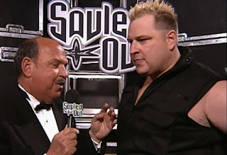 WCW Souled Out 2000 - Mean Gene Okerlund interviews Brian Knobs