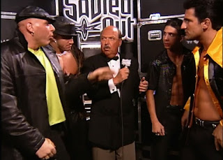 WCW Souled Out 2000 - Mean Gene Okerlund interviewed Disco Inferno and The Mamalukes