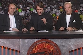 WCW Spring Stampede 1998 - Mike Tenay, Tony Schiavone, Bobby 'The Brain' Heenan