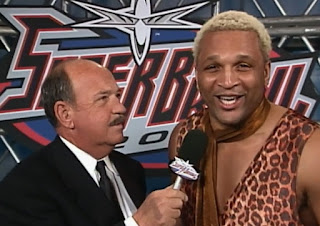 WCW Superbrawl 2000 -  Mean Gene Okerlund interviewed Ernest 'The Cat' MIller