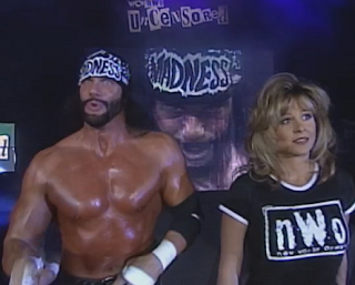 WCW Uncensored 1998 - Miss Elizabeth leads Randy Savage into battle against Hulk Hogan