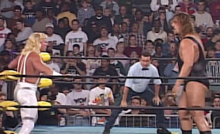 WCW WORLD WAR 3 1996 - Jeff Jarrett faced The Giant