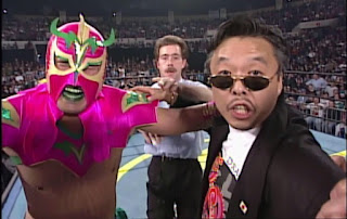 WCW WORLD WAR 3 1996 - Ultimo Dragon (w/ Sonny Onoo) bt. Rey Mysterio Jr. 