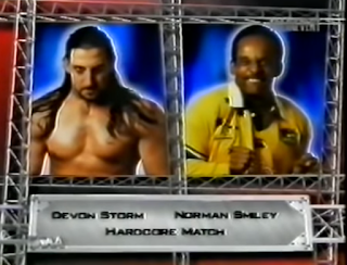 WWA The Inception 2001 - Devon Storm vs. Norman Smiley in a hardcore match