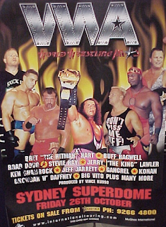 WWA The Inception 2001 - Event poster