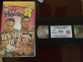 WWF / WWE - IN YOUR HOUSE 8 - BEWARE OF DOG - Original VHS video cassette