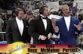 WWF / WWE SUMMERSLAM 1996 - Jim Ross, Vince McMahon and Mr. Perfect are our commentary team