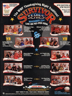 WWF (WWE) SURVIVOR SERIES 1990 - Event poster