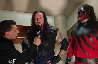 WWF - Breakdown 1998: In Your House 24 - Michael Cole interviews The Undertaker & Kane