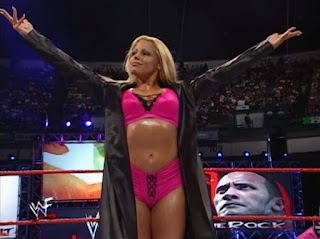 WWE / WWF - Fully Loaded 2000 - Trish Stratus teamed with T&A to face Lita and The Hardy Boyz