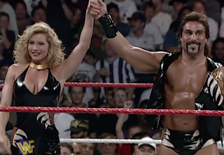 WWF / WWE - IN YOUR HOUSE 9: International Incident - Marc Mero and Sable before Mero's match with Stone Cold Steve Austin