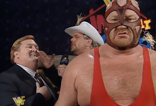 WWF - In Your House 16: Canadian Stampede - Doc Hendrix interviews Vader & The Undertaker