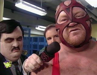 WWF / WWE - In Your House 13: Final Four - Kevin Kelly interviewed Vader & Paul Bearer