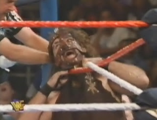 WWF / WWE IN YOUR HOUSE 10: Mind Games - Mankind challenged Shawn Michaels for the WWF title